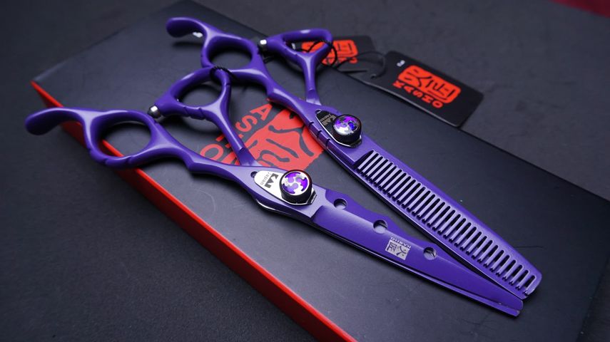 6.0kasho scissors กรรไกรตัดผมคาสโซ่ขนาด6.0