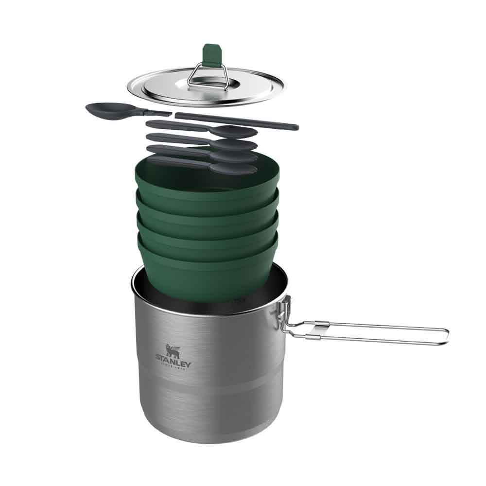 Stanley ชุดหม้อ รุ่น ADVENTURE COOK SET 2.5L 4 PERSON STAINLESS STEEL ราคา 1,475 บาท*ส่งฟรี
