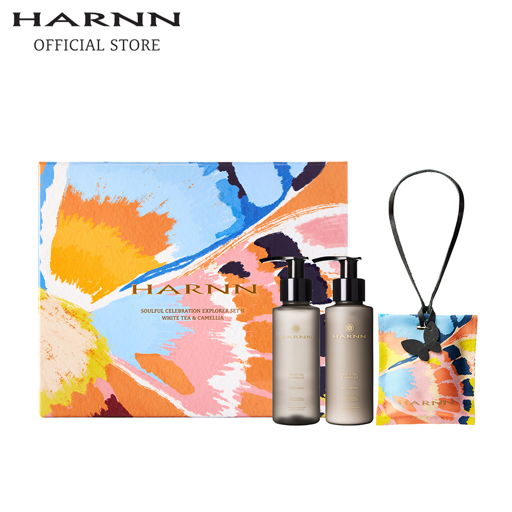 HARNN SOULFUL CELEBRATION EXPLORER SET WHITE TEA & CAMELLIA ราคา 1,462 บาท*ส่งฟรี