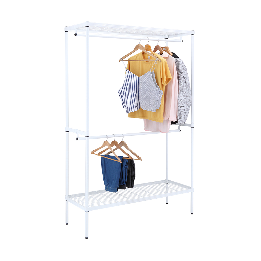 INDEX LIVING MALL WIRENET CLOTHES SHELF 2 BARS - WHITE ราคา 1,290 บาท*ส่งฟรี