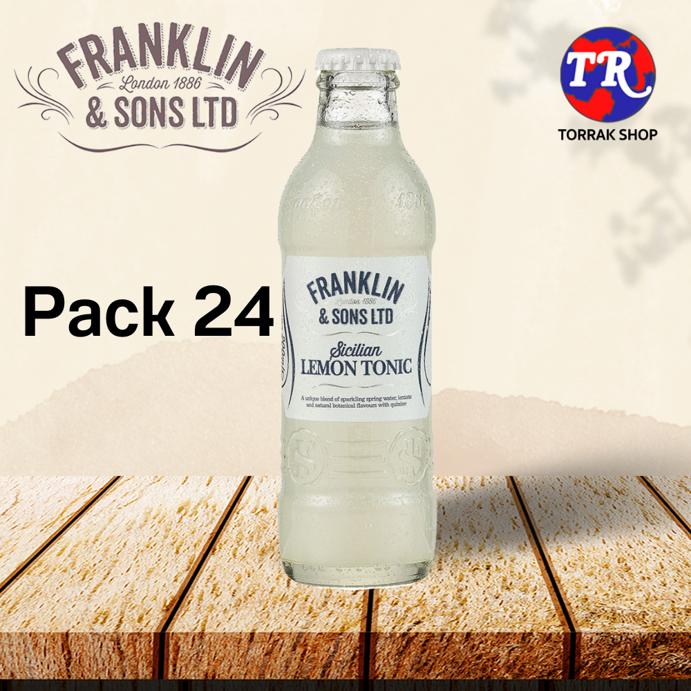 Franklin & Sons Sicilian Lemon Tonic แฟรงคลิน แอนด์ ซัน ซิซิเลียน เลมอน โทนิค 200ml.แพ็ค 24 ขวด ราคา 1,800 บาท*ส่งฟรี