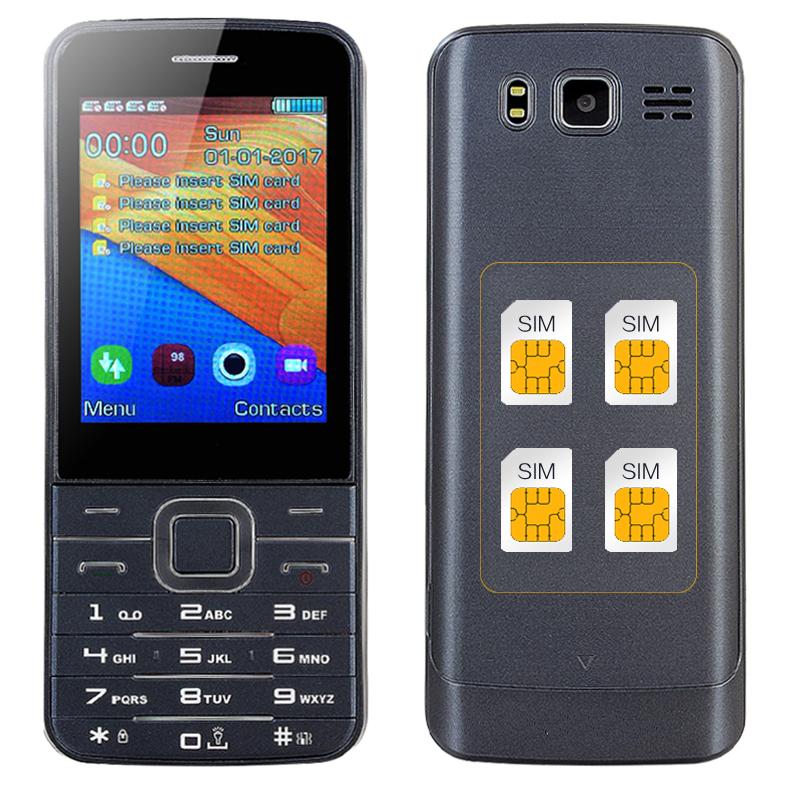 【 Four SIM Cards】Eonet M11 2.8 นิ้ว Ultra Thin Four ซิมการ์ดโทรศัพท์มือถือคุณลักษณะโทรศัพท์มือถือ FM วิทยุบลูทูธไฟฉายไฟฉายไฟฟ้า