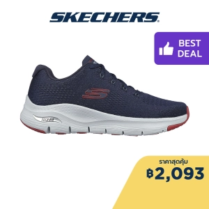 สินค้า Skechers สเก็ตเชอร์ส รองเท้าผู้ชาย รองเท้าผ้าใบ Men Sport Arch Fit Takar Shoes - 232601-NVRD Arch Fit, Machine Washable, Vegan