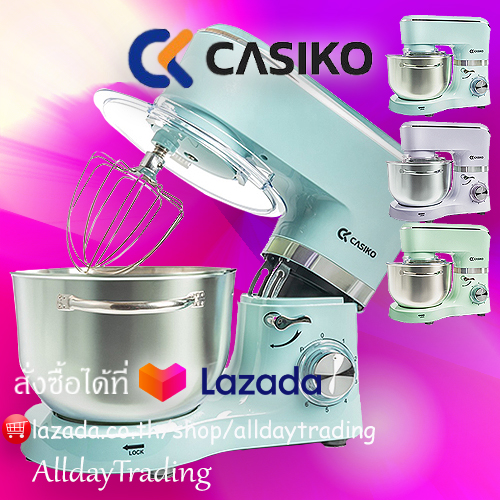 CASIKO เครื่องผสมอาหาร 5.5 ลิตร รุ่น SW 8822 1100 วัตต์ ราคา 3,079 บาท*ส่งฟรี