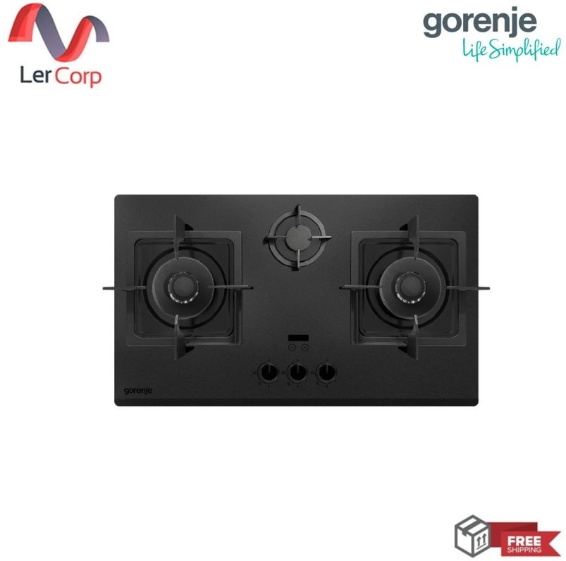 (Gorenje) Gas Stove with 3 Burners, 83 Cm. Model Ghi3Bg-Th ราคา 9,900 บาท*ส่งฟรี