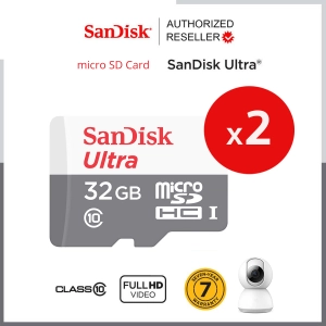 ภาพหน้าปกสินค้า[แพ็คคู่ 2ชิ้น] SanDisk Ultra Micro SD Card 32GB 100mb Class10 SDHC (SDSQUNR-032G-GN3MN *2) ประกัน Synnex 7 ปี โดย ซินเน็ค TFcard ใส่ แท็บเล็ต โทรศัพท์ มือถือ ซึ่งคุณอาจชอบราคาและรีวิวของสินค้านี้