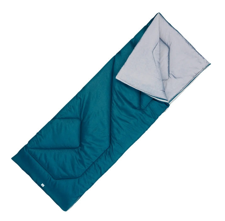 QUECHUA ถุงนอน ตั้งแคมป์ สีน้ำเงิน รุ่น ARPENAZ 10° ตั้งแค้มป์ เดินป่า ถุงนอนผู้ใหญ่ อุปกรณ์ camping sleeping bag อุปกรณ์เดินป่า มาตรฐานยุโรป ราคา 989 บาท*ส่งฟรี