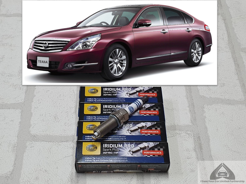 หัวเทียน อิริเดียม Nissan Teana J32 ( 2008 - 2013 ) ชุด 4 หัว / 6 หัว ระยะการใช้งาน 100,000 กม : Hella INF9RC-11P ราคา 1,540 บาท*ส่งฟรี