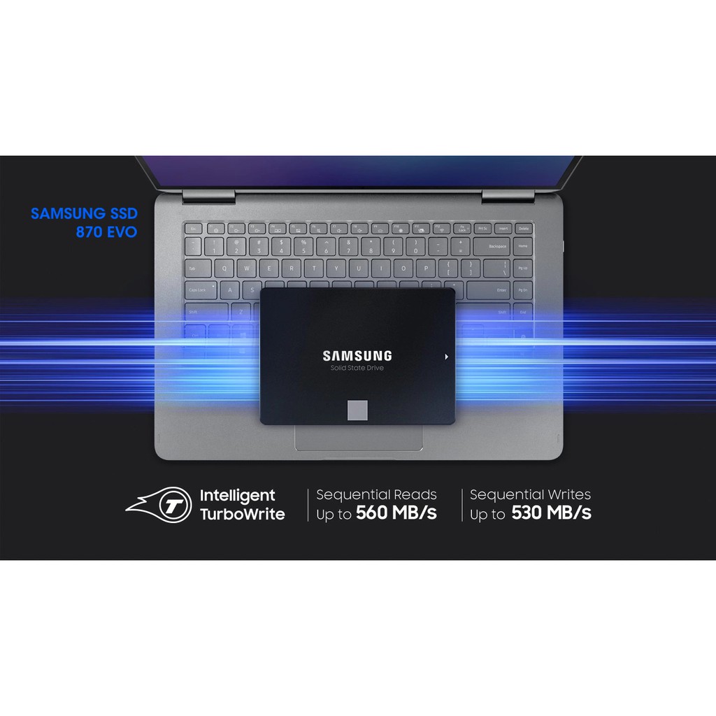 มุมมองเพิ่มเติมของสินค้า 【จัดส่งในพื้นที่】SAMSUNG SSD (เอสเอสดี) 250GB 500GB 1TB 870 EVO SATA3 2.5" For Notebook เดสก์ท็อปและแล็ปท็อป