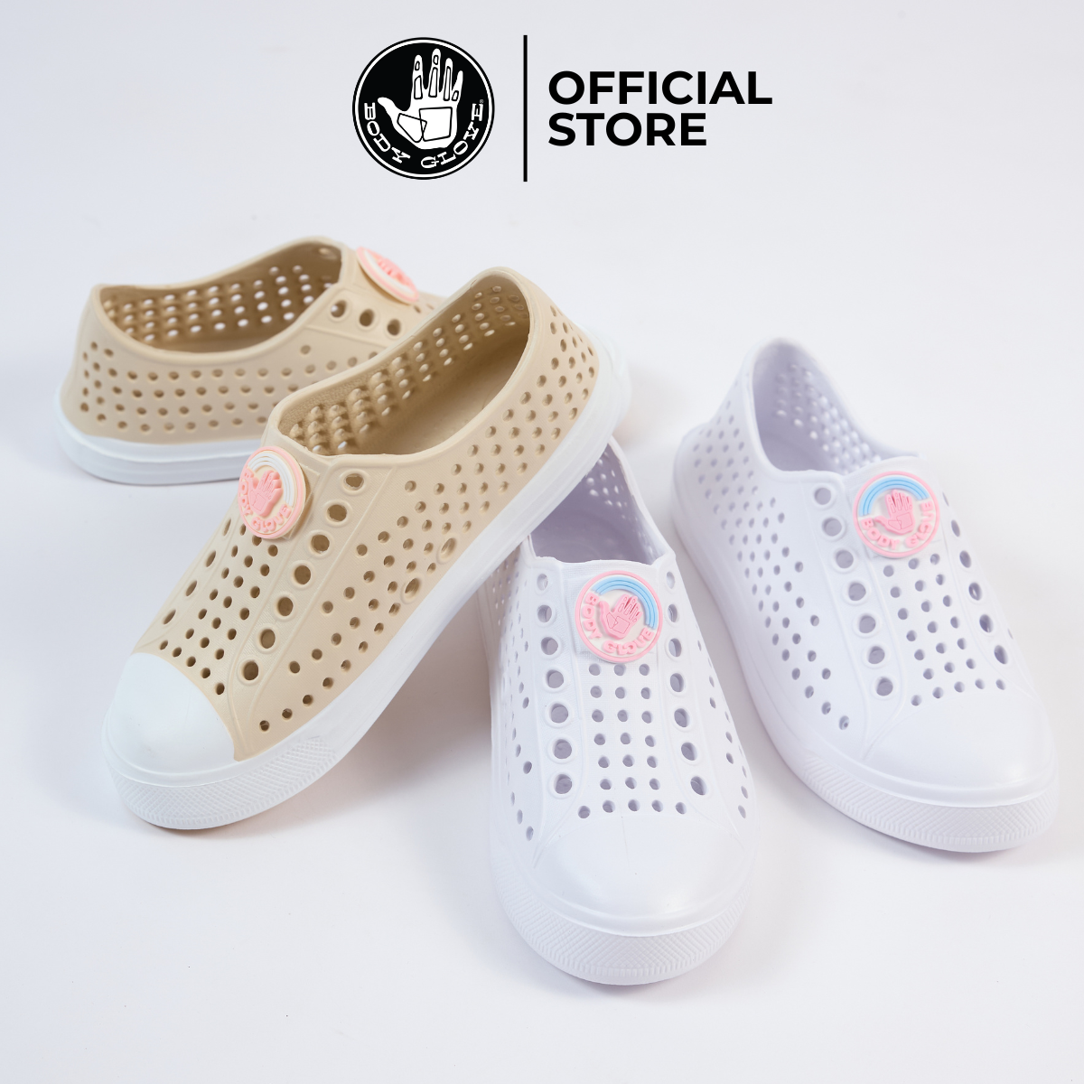 Body Glove Women's Sandals, Women's Slip-On Sandals, White-Beige ราคา 299 บาท*ส่งฟรี
