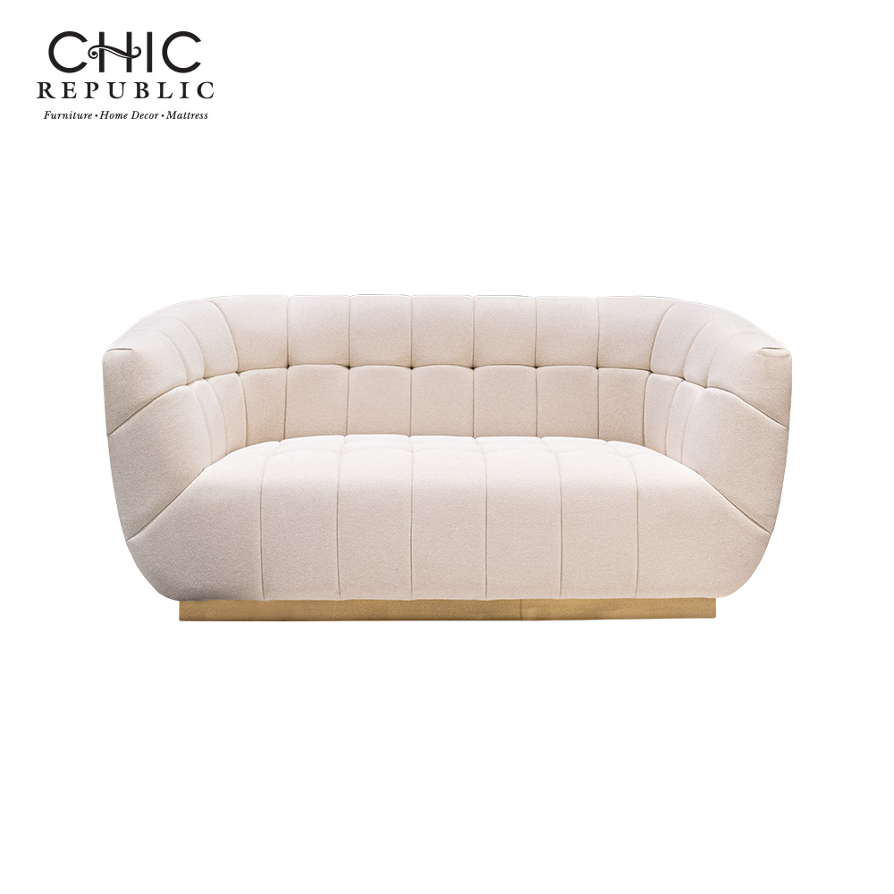 CHIC REPUBLIC VIVO/2,โซฟา 2 ที่นั่ง - สี ครีม , เทาเข้ม ราคา 39,000 บาท*ส่งฟรี