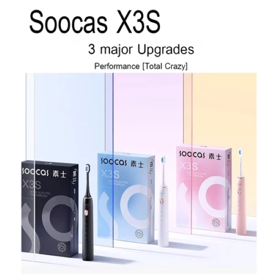 Soocas X3S Sonic Electronic Toothbrush - Soocas X3S Electric Toothbrush (No Teeth Whitening Storage Box) ราคา 1,390 บาท*ส่งฟรี