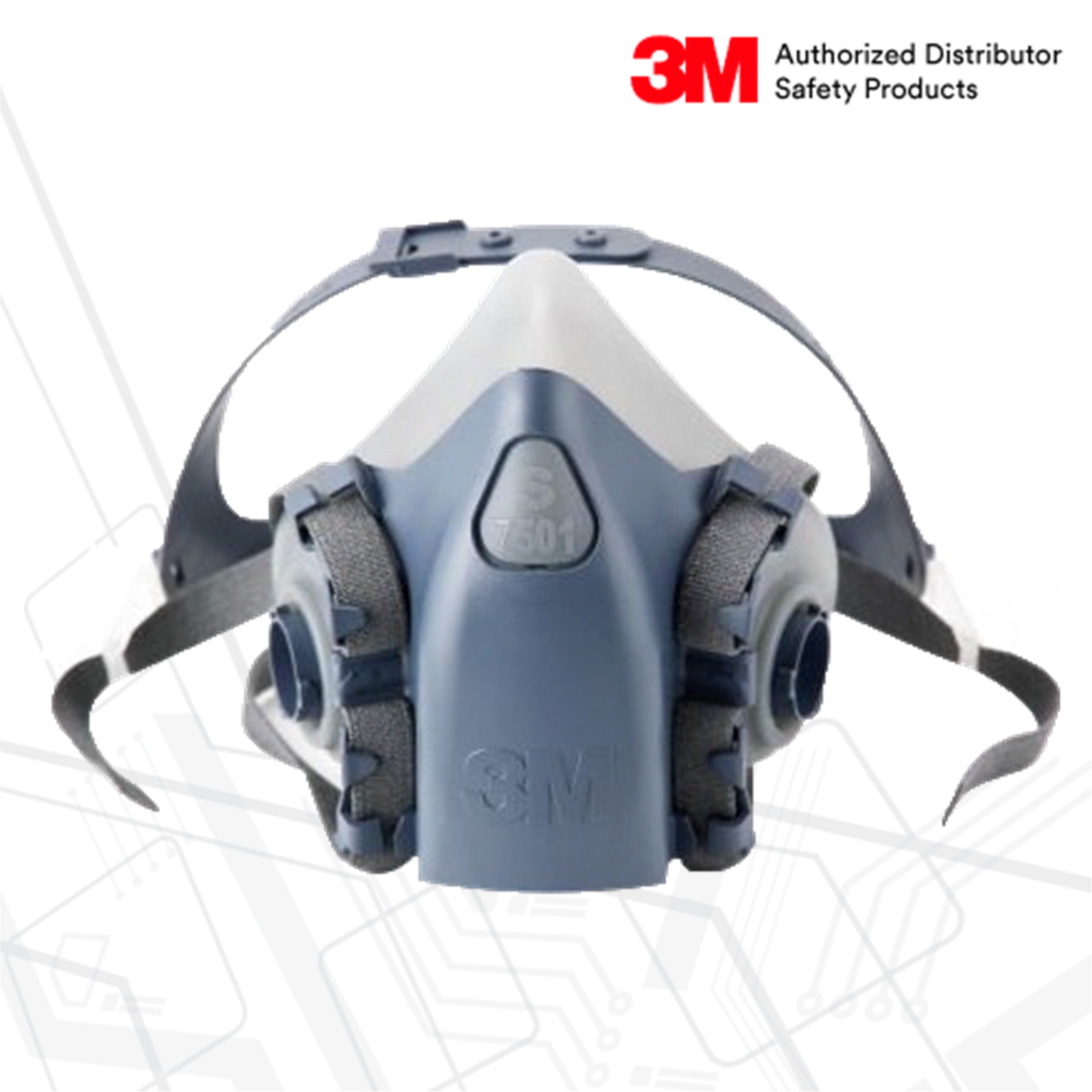 3M™ 7501 ไซส์ S หน้ากากครึ่งหน้าชนิดไส้กรองคู่ ซิลิโคน ขนาดเล็ก (เฉพาะหน้ากาก) ราคา 1,484 บาท*ส่งฟรี