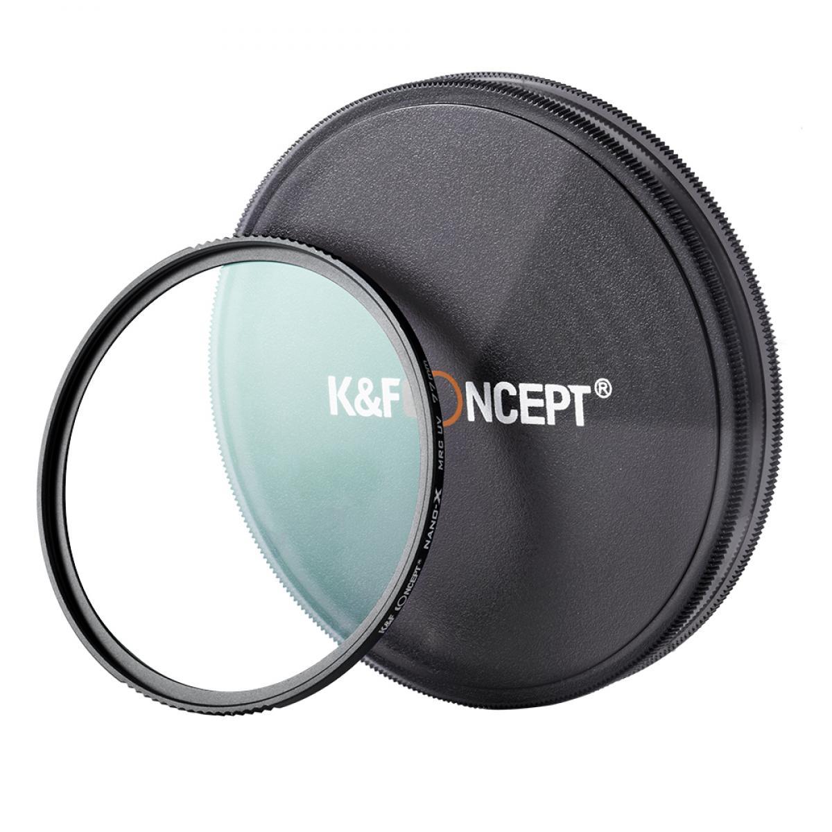 K&F CONCEPT NANO-X MRC UV Filter Multi Coated ฟิลเตอร์ มีขนาด 37 40.5 43 46 49 52 55 58 62 67 72 77mm ให้เลือก