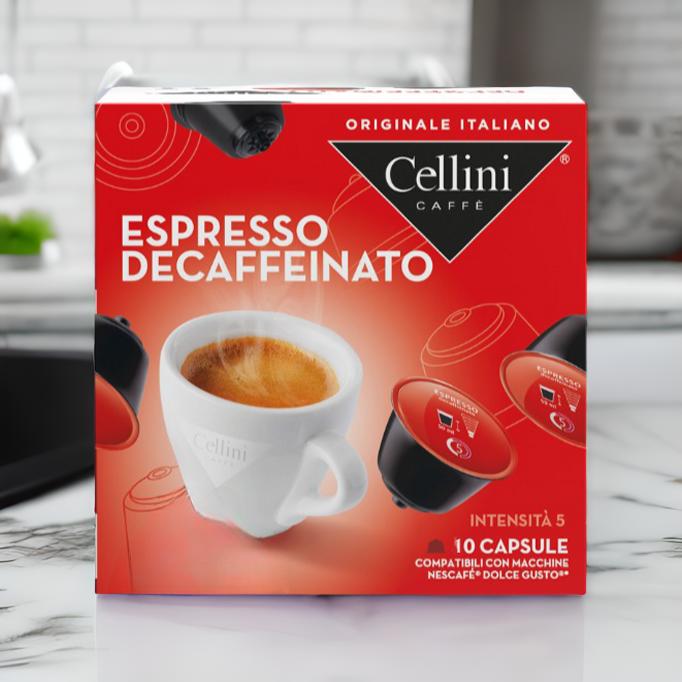 Espresso Decaffeinato - Compatibili Dolce Gusto ® - Cellini Caffè