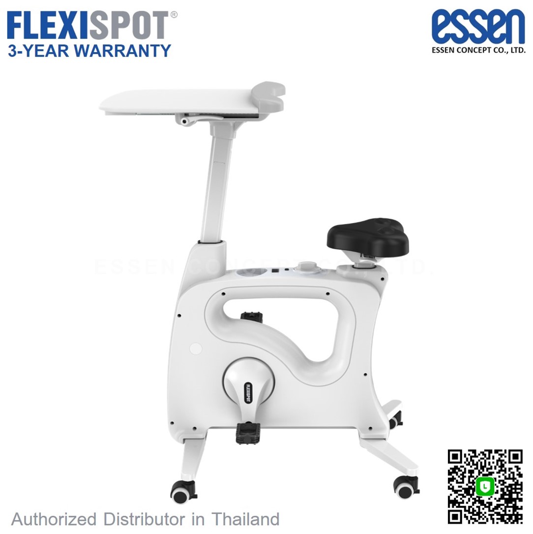ดูภาพ FlexiSpot by Essen จักรยานปั่นพร้อมโต๊ะทำงาน รุ่น V9 - สีขาว เพิ่มเติม FlexiSpot by Essen จักรยานปั่นพร้อมโต๊ะทำงาน รุ่น V9 - สีขาว