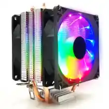 ภาพขนาดย่อของภาพหน้าปกสินค้าcolor กรณี RGB วงกลมระบายความร้อน 2 แหวน cpu led พัดลม 120 มิลลิเมตร 12 เซนติเมตร RGB LED แหวนสำหรับคอมพิวเตอร์เมนบอร์ดคูลเลอร์น้ำหม้อน้ำเย็น ความเร็ว 1200 จากร้าน Motortop บน Lazada