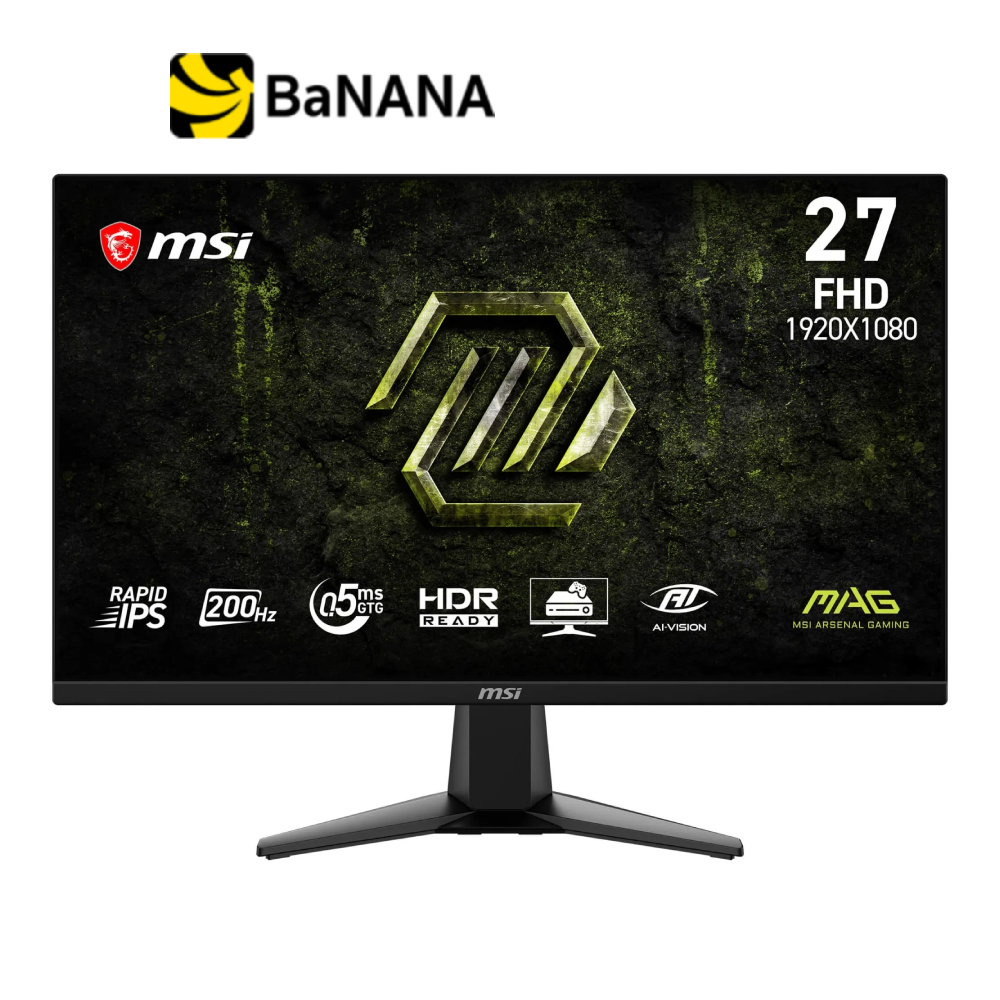 Monitor Msi Mag 275F E20 Gaming Monitor (Rapid Ips 200Hz) by Banana It ราคา 4,050 บาท*ส่งฟรี