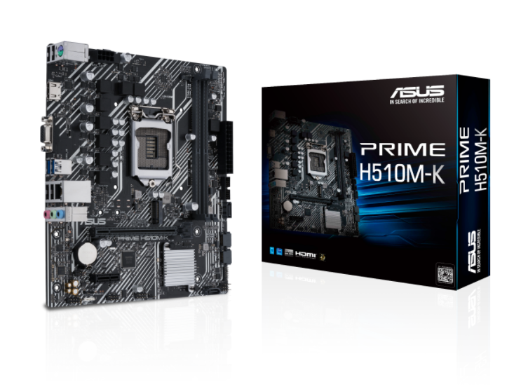 มุมมองเพิ่มเติมของสินค้า ASUS PRIME H510M-K MAINBOARD เมนบอร์ด Intel LGA 1200 ( h510 h510m h410 h410m ) ออกใบกำกับภาษีได้