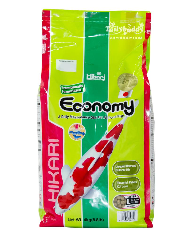 Hikari Economy Large Pallet อาหารปลาคาร์ฟ ฮิคาริ สูตรประหยัด น้ำไม่ขุ่นปลาไม่ลงพุง ลดเครียดต้านโรค แบบลอย (เม็ดใหญ่) (4Kg.) ราคา 819 บาท*ส่งฟรี