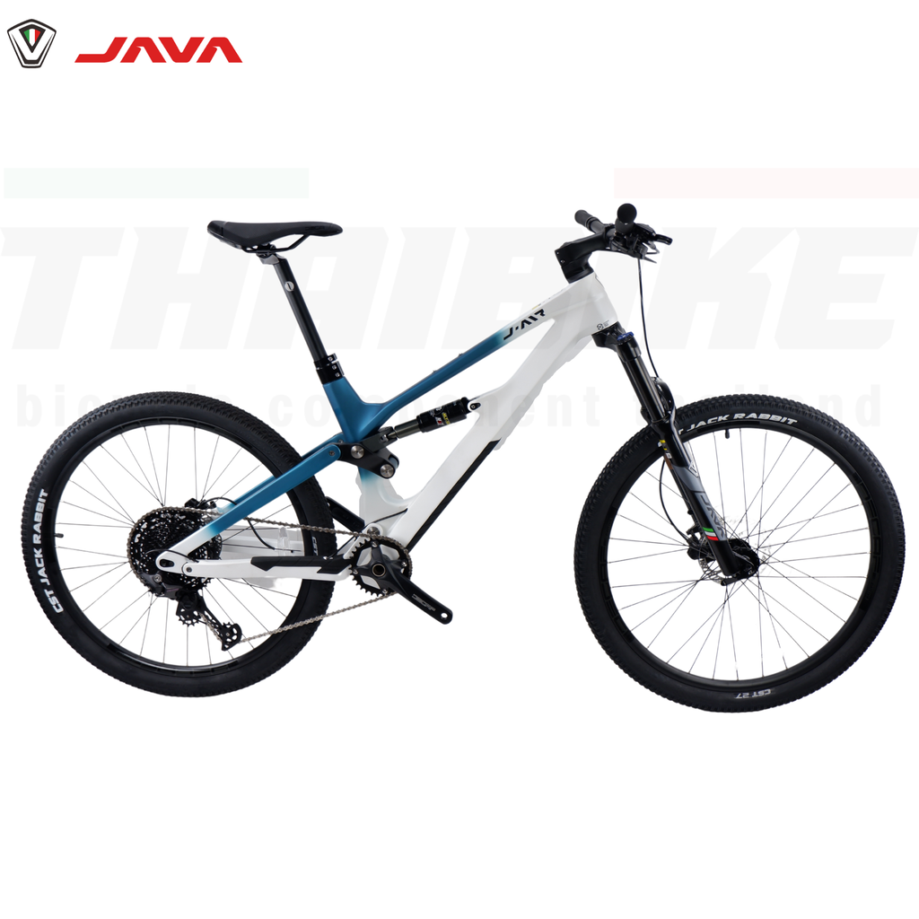 อุปกรณ์จักรยาน หมวกกันน็อค ไฟท้ายจักรยาน รถจักรยานเสือภูเขาคาร์บอน Java SALTAFOSSI Fullsuspension 27.5 SHIMANO 12SPD