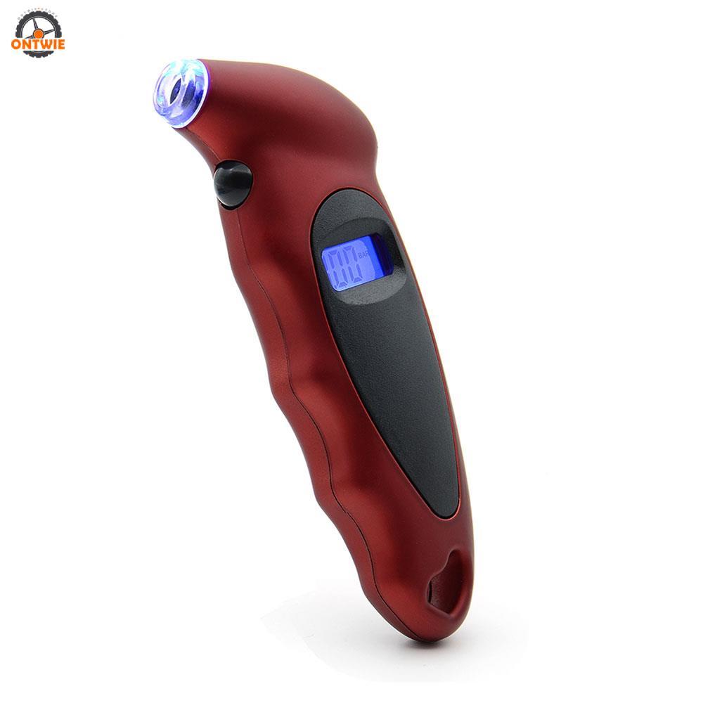 Ontwie Precise Digital Tire Pressure Tire Pressure Gauge Tire Pressure 0-150 PSI Digital High-Precision Driving Safety Indicator Alert Sensor Gauge Car Tire Tyre