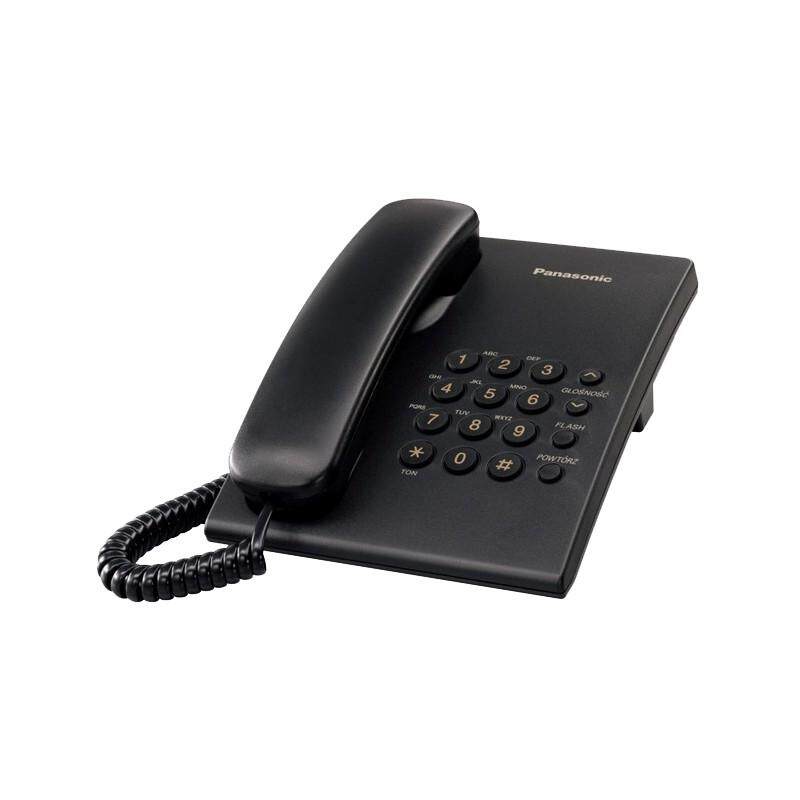 Panasonic home phone with 1 cable. office phone model KX-TS500MX very cheap. 2 years warranty in stock. ราคา 199 บาท*ส่งฟรี