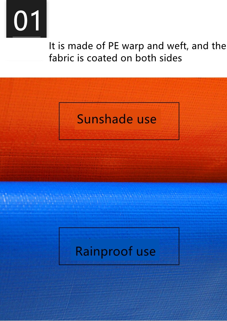 ข้อมูลเกี่ยวกับ Thai Homeผ้าใบกันฝน กันแดด มีหลายขนาด2×2 2×3 2×4 3×4 4×5 5×6 （มีตาไก่ ติดตั้งง่าย)  ผ้าใบพลาสติกเอนกประสงค์ ผ้าฟาง บลูชีทฟ้าขาว ผ้าใบคลุมรถ