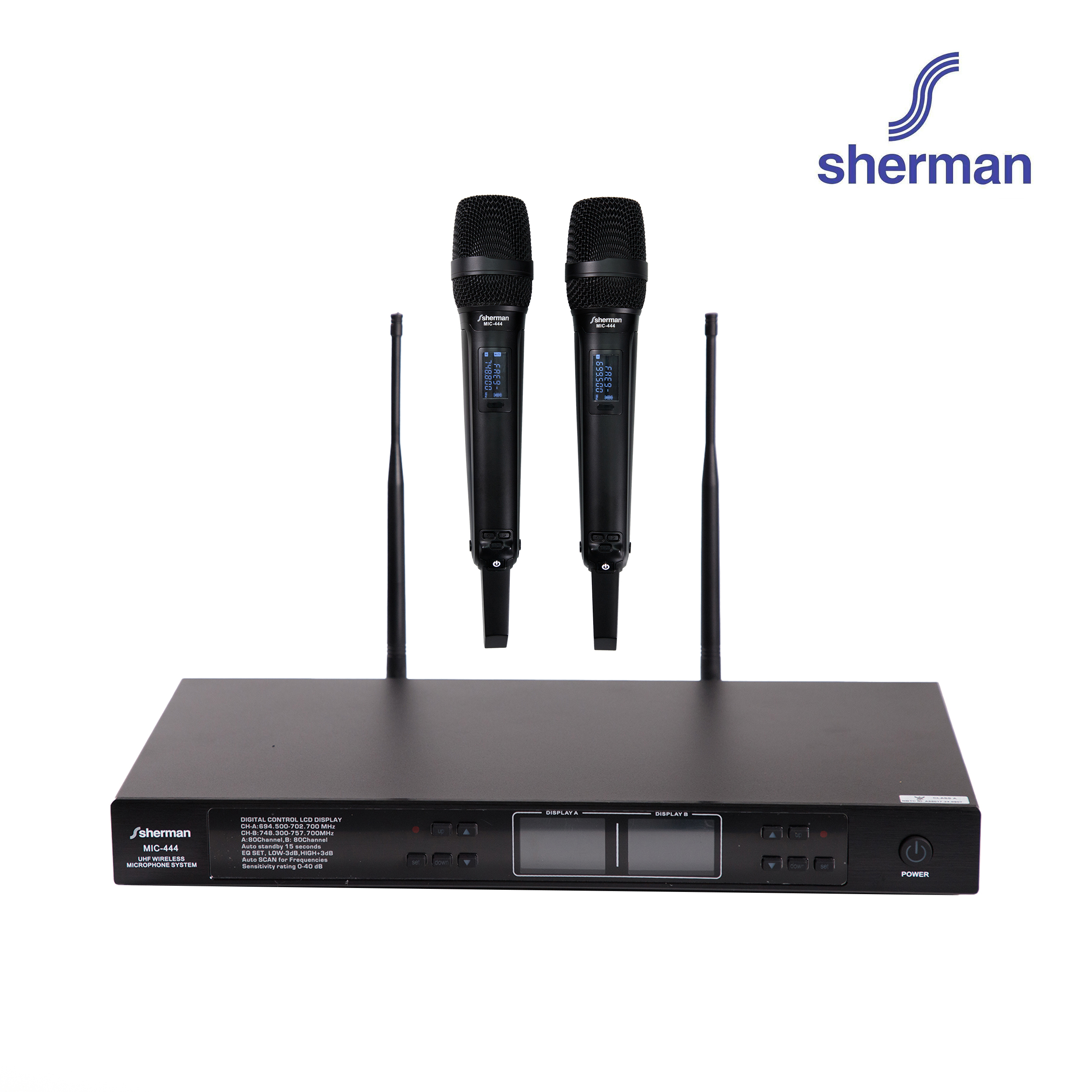 Sherman ชุดไมโครโฟนไร้สาย UHF รุ่น MIC-444 ราคา 9,990 บาท*ส่งฟรี