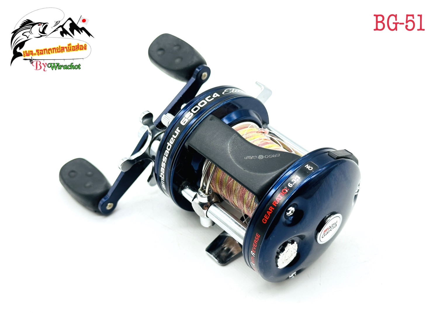 รอกตกปลา มือ 2 จากญี่ปุ่น Abu Garcia Ambassadeur-9000C (ฺBG-50) รอกเบท หยดน้ำ ทรงกลม กระปุก รุ่นเก่า โบราณ น่าสะสม ราคา 3,550 บาท*ส่งฟรี