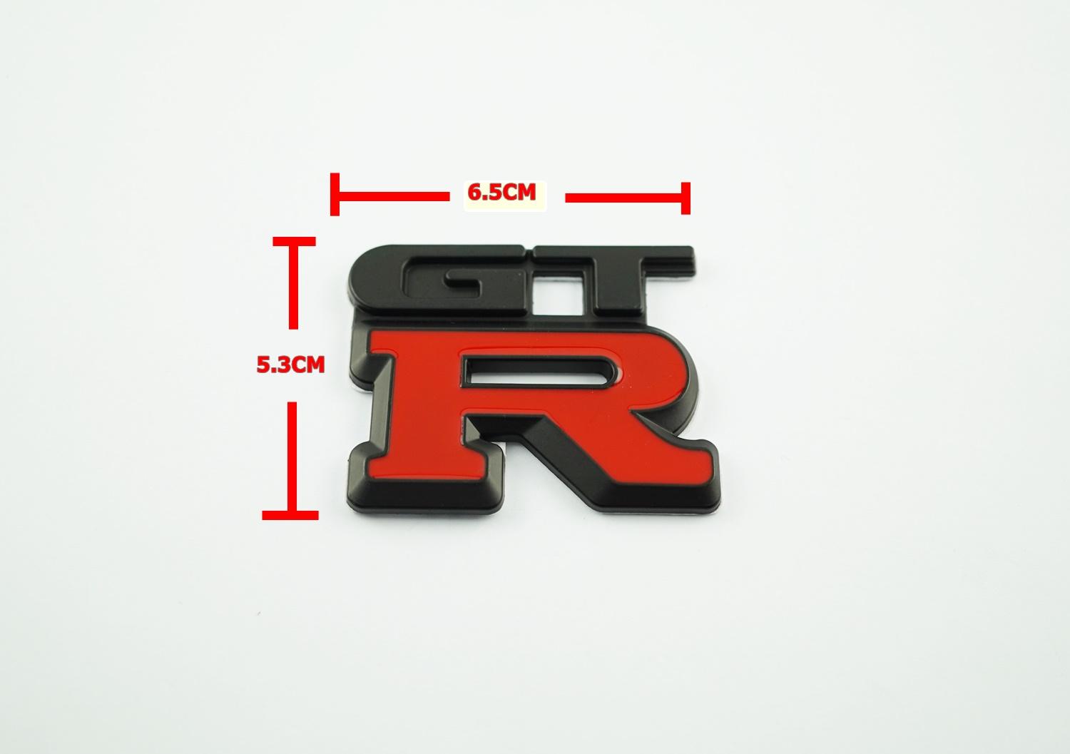 1ชิ้นป้ายโลโก้โลหะ NISSAN GTR แดง/ดำขนาด6.5x5.3cm ติดตั้งด้วยเทปกาวสองหน้าด้านหลัง ราคา 150 บาท*ส่งฟรี