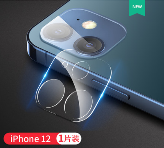 1Pcs กล้อง LEN Protector สำหรับ Apple  iPhone 11 iPhone 12 Pro Max CLEAR แก้วแบบเทมเปอร์กัน-Scratch 360 ป้องกันกล้องด้านหลังแหวนฟิล์มสติกเกอร์