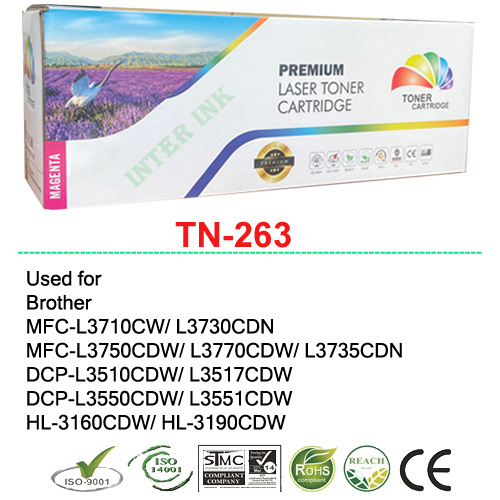 หมึกพิมพ์ DCP-L3510CDW/ L3517CDW/ L3550CDW/ L3551CDW (TN-263) Premium - ยี่ห้อ Premium Toner Cartridge ราคา 230 บาท*ส่งฟรี