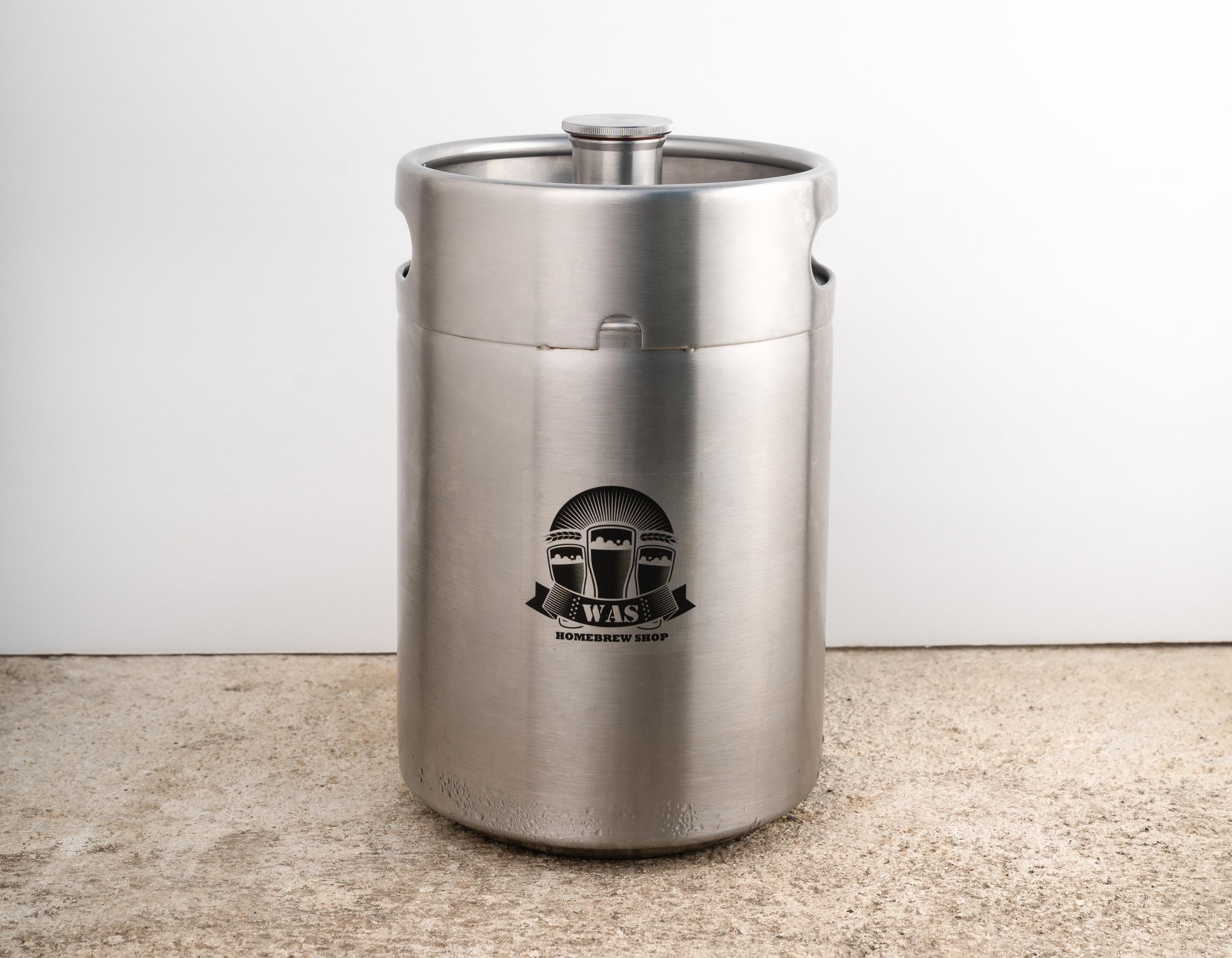 WAS BEER KEG 5L ถังเบียร์แสตนเลส ฟู้ดเกรด จุ 5 ลิตร ราคา 1,499 บาท*ส่งฟรี