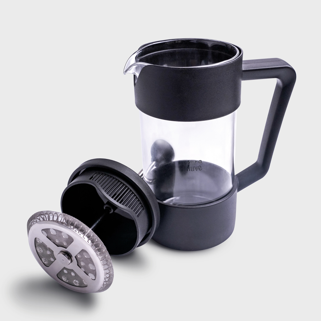 Teranuvo By Elago Glass French Press Coffee Maker coffee machine glass clear Press Style France have htc2 size to choose 350/600 ML ราคา 1,290 บาท*ส่งฟรี