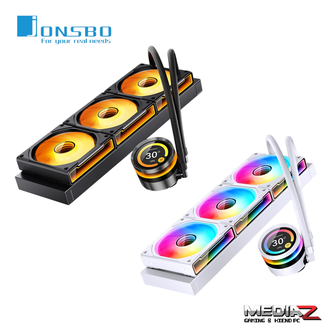 Jonsbo TF2-360SC BLACK / WHITE LCD ชุดนํ้า มีหน้าจอแสดงอุณหภูมิ CPU LIQUID Cooler ราคา 5,790 บาท*ส่งฟรี