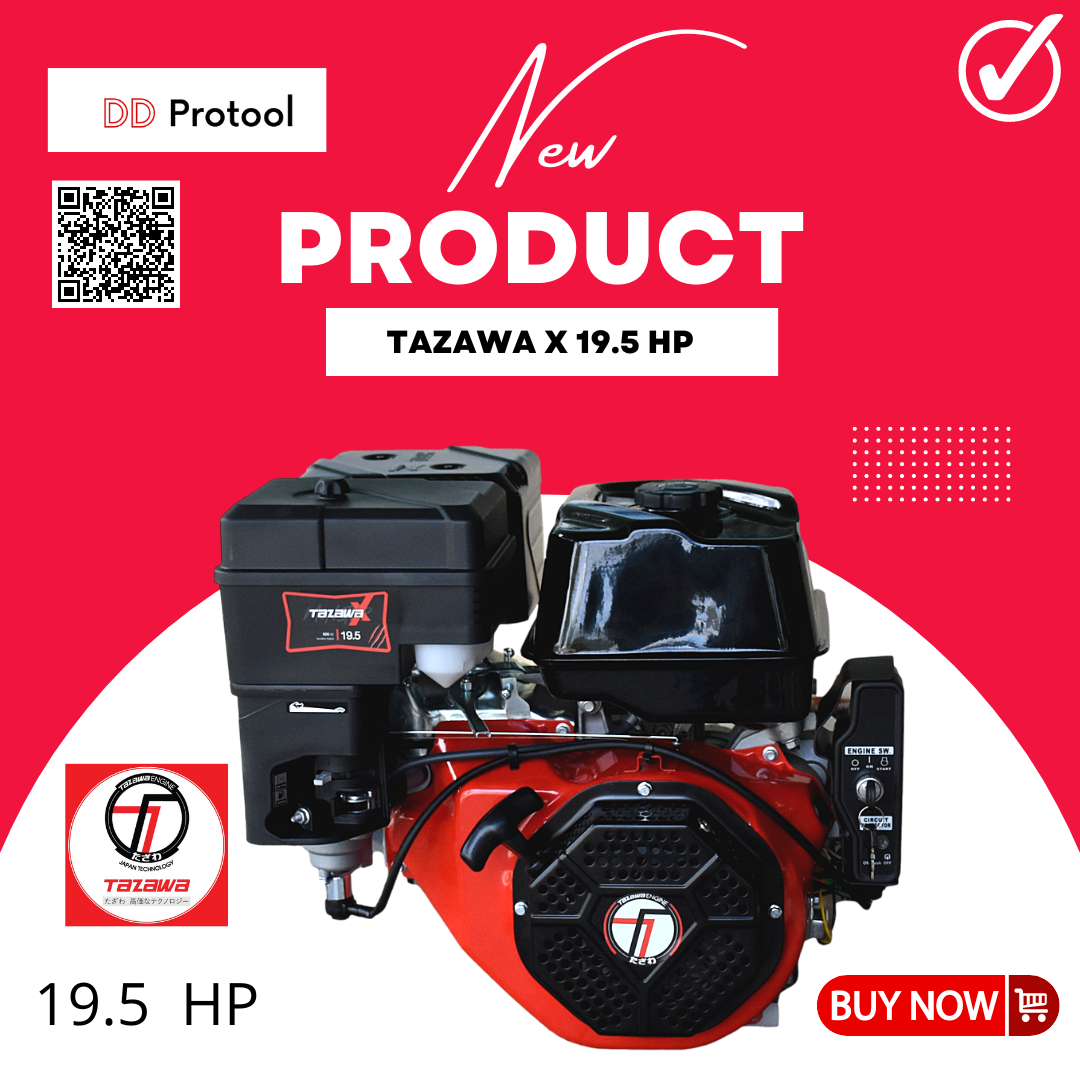 เครื่องยนต์เบนซิล TAZAWA X TX500V 19.5 HP ทาซาว่า เครื่องเรือ 19.5แรง 500 ซีซี ราคา 12,700 บาท*ส่งฟรี