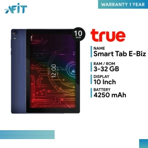 ภาพหน้าปกสินค้าTrue Smart Tab 4G E-Biz Pro (3+32GB) จอ 10 นิ้ว (แท็บเลตใส่ซิมเล่นเน็ตได้ทุกเครือข่าย ไม่ล็อคซิม) // ประกันศูนย์ทรู 1 ปี ที่เกี่ยวข้อง