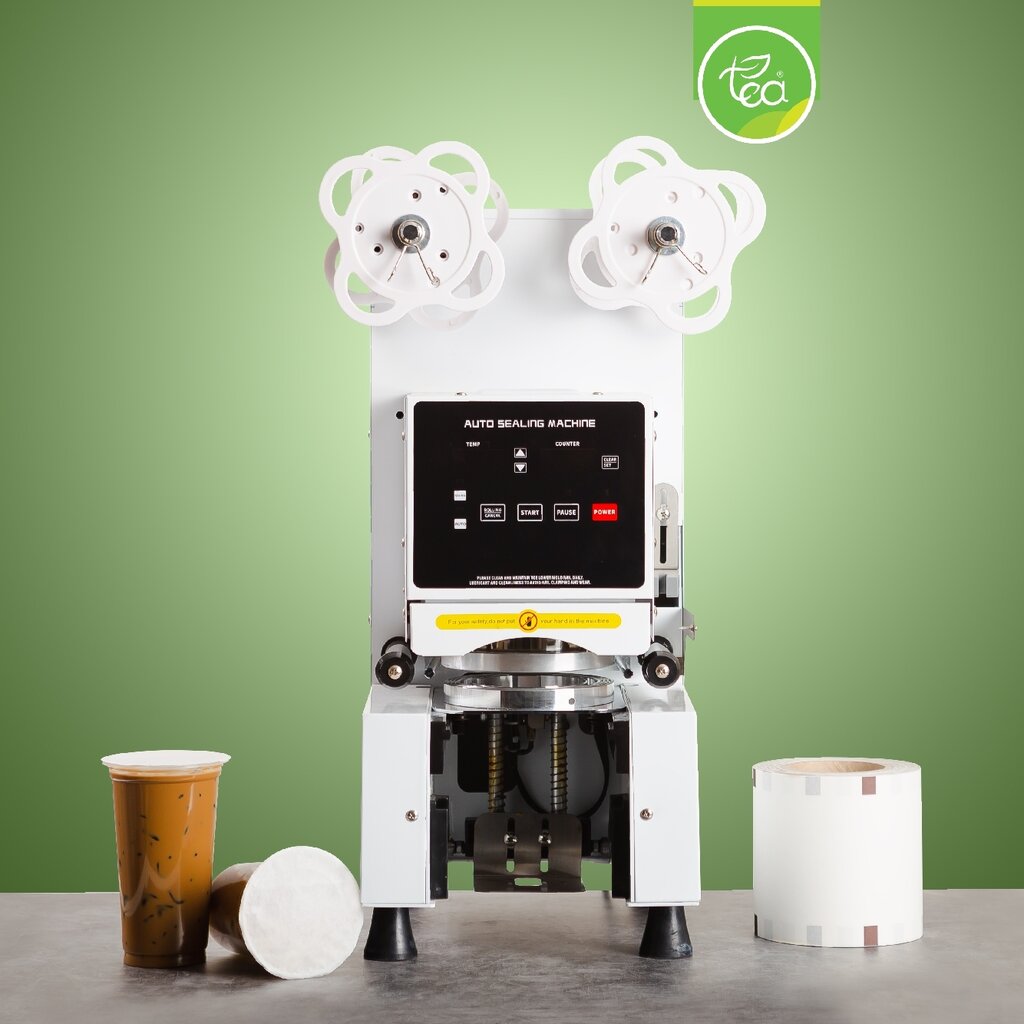เครื่องซีล ฝาแกัวพลาสติก ปาก95 ระบบอัตโนมัติ Automatic Sealing Machine 280W รุ่น TEA-KSeries ราคา 13,549 บาท*ส่งฟรี