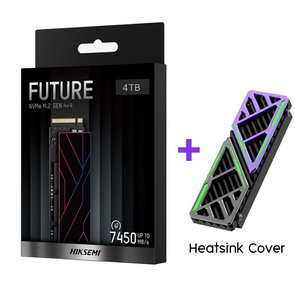 K-POP・アジア HIKSEMI 2TB PCIe4 HS-SSD-FUTURE-2048G HIKSEMI Future 2TB PCIe 4.0 NVMe M.2 SSD (Up to 7450 MB/s