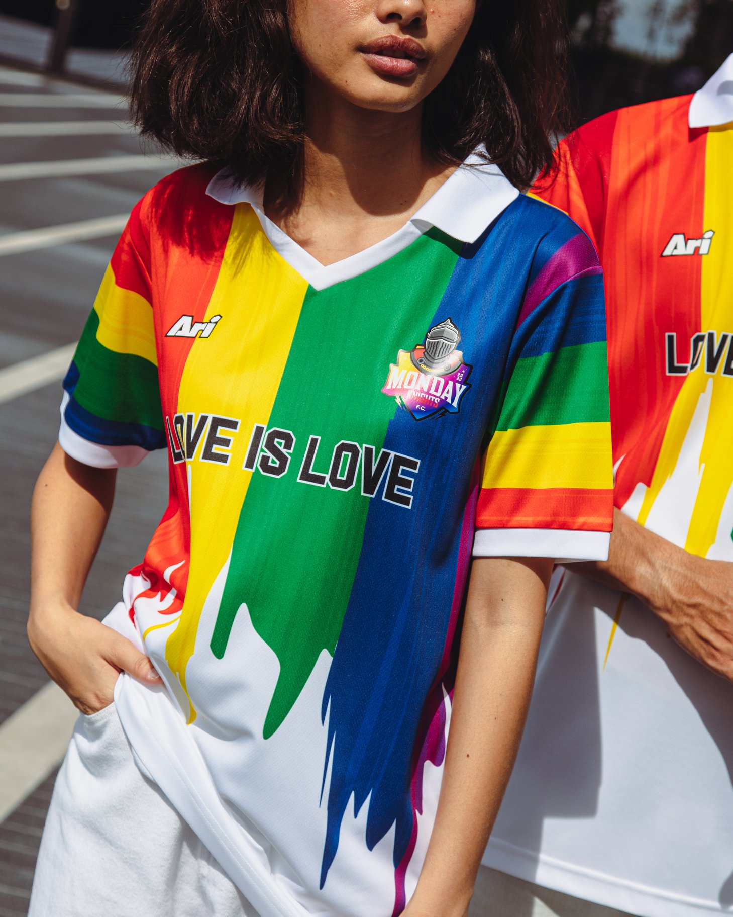 Limited Edition Ari Monday Knights FC Love Is Love Player Genuine Official  Football Soccer Jersey Shirt - thailandoriginalmade