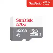 ภาพขนาดย่อสินค้าSandisk Micro Ultra Lite Speed 100MB , 32GB ,C10, UHS-1,R, 3x5 - (SDSQUNR-032G-GN3MN)