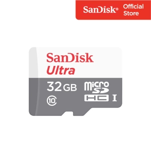 สินค้า Sandisk Micro Ultra Lite Speed 100MB , 32GB ,C10, UHS-1,R, 3x5 - (SDSQUNR-032G-GN3MN)