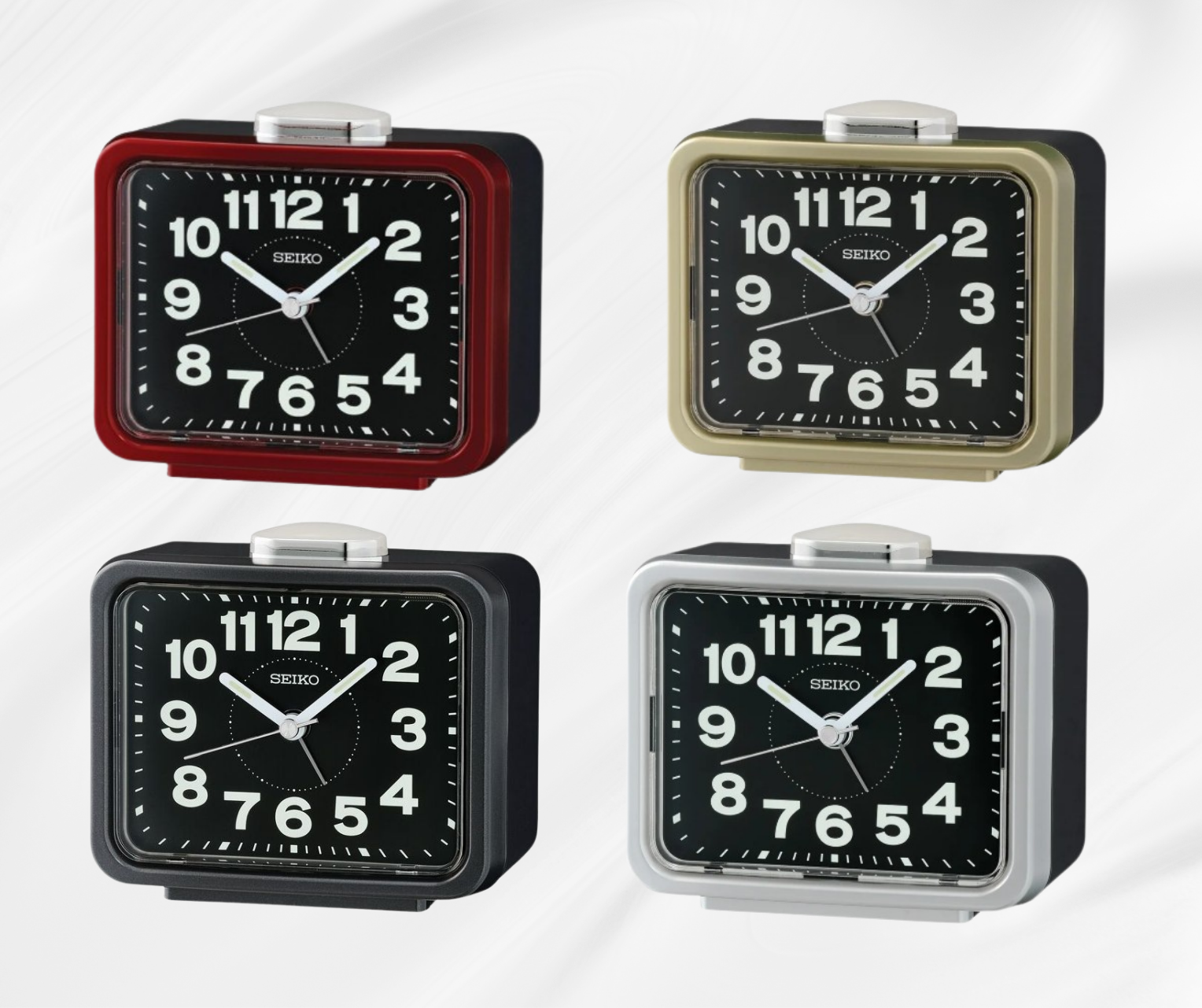 Seiko Alarm Clock, Bell Sound, Model Qhk062 Qhk062S Qhk062R Qhk062G Qhk062K ราคา 895 บาท*ส่งฟรี