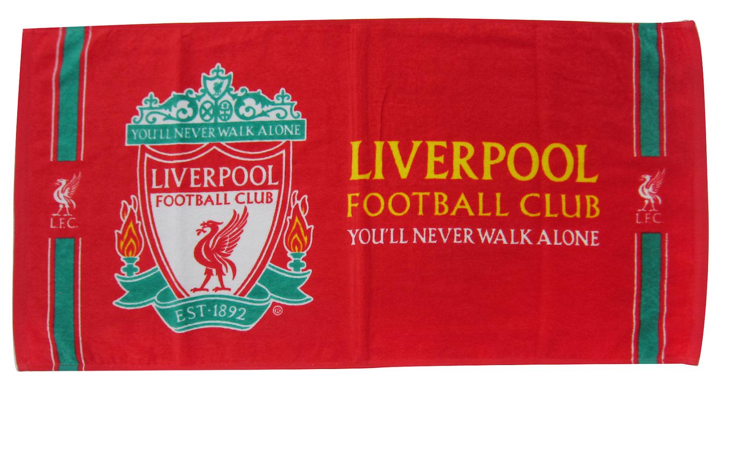 ของแท้ 100 JHC ผ้าขนหนูลิขสิทธิ์ Liverpool LFC-1701 ขนาด 27x54 นิ้ว