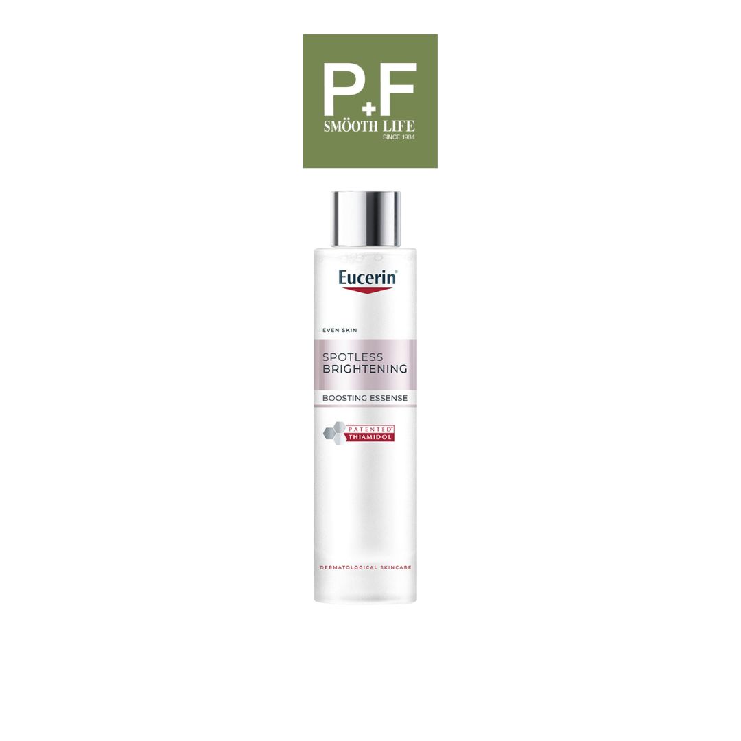 Eucerin SPOTLESS BRIGHTENING BOOSTING ESSENCE ยูเซอริน บูสติ้ง เอสเซ้นส์ 100 ML น้ำตบบูสผิวใส อิ่มฟู เรียบเนียน ราคา 1,355 บาท*ส่งฟรี