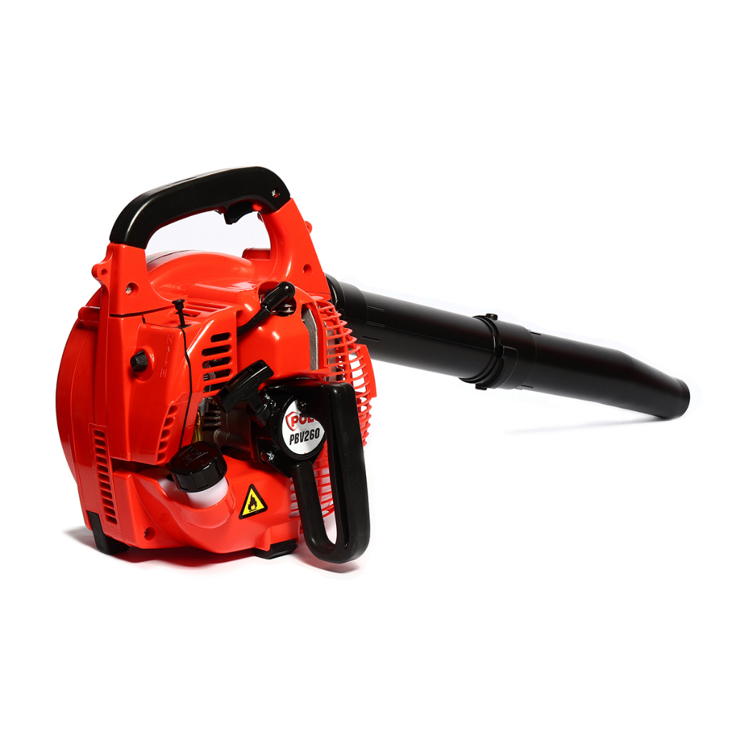 POLO เครื่องเป่าใบไม้ + ดูดใบไม้ 0.75 กิโลวัตต์ 1.02 แรงม้า เครื่องยนต์ เบนซิน 2 จังหวะ รุ่น PBV260 D HOME ราคา 3,900 บาท*ส่งฟรี
