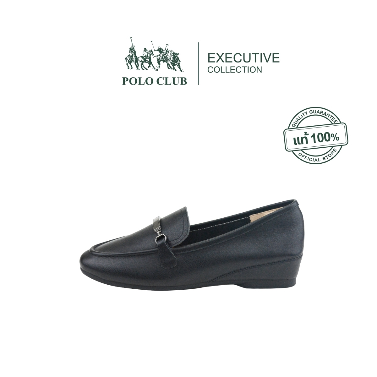 Polo Club Leather Shoes, Model Ex-1993, Black | Women's Shoes, Rounded Shoes, Women's Work Shoes, Casual Shoes, Women's Fashion Shoes ราคา 2,600 บาท*ส่งฟรี