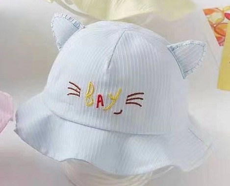Babyonline(Y196)หมวกทรงบักเก็ตพร้อมสายรัดคาง