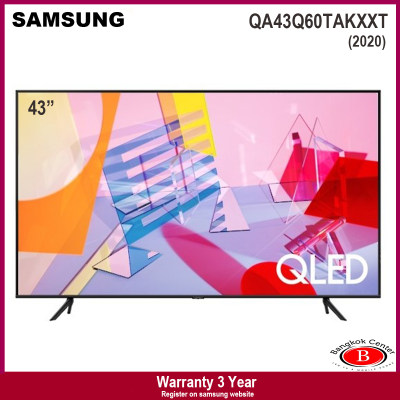 Samsung QLED 43Q60T Smart 4K TV QA43Q60TAKXXT ปี2020 Samsung QLED 43Q60T Smart 4K TV QA43Q60TAKXXT ปี2020
